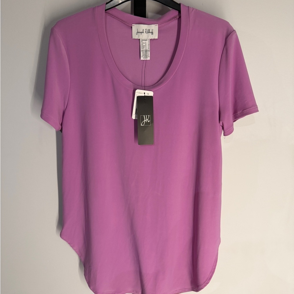 NWT - Joseph Ribkoff Lilac Short Sleeve Top size 10